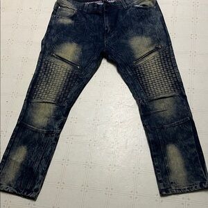 Men's Washed Black Relaxed Jeans